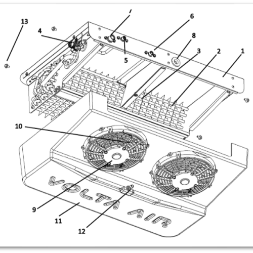 Pluto - Split Evaporator Assembly